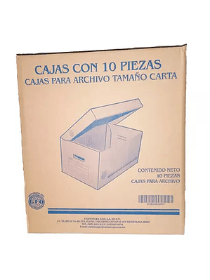 Caja de archivo GEO kraft carta empaque
