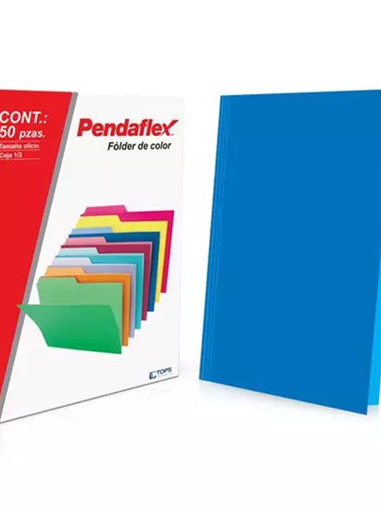 Folder manila Pendaflex oficio color azu 1