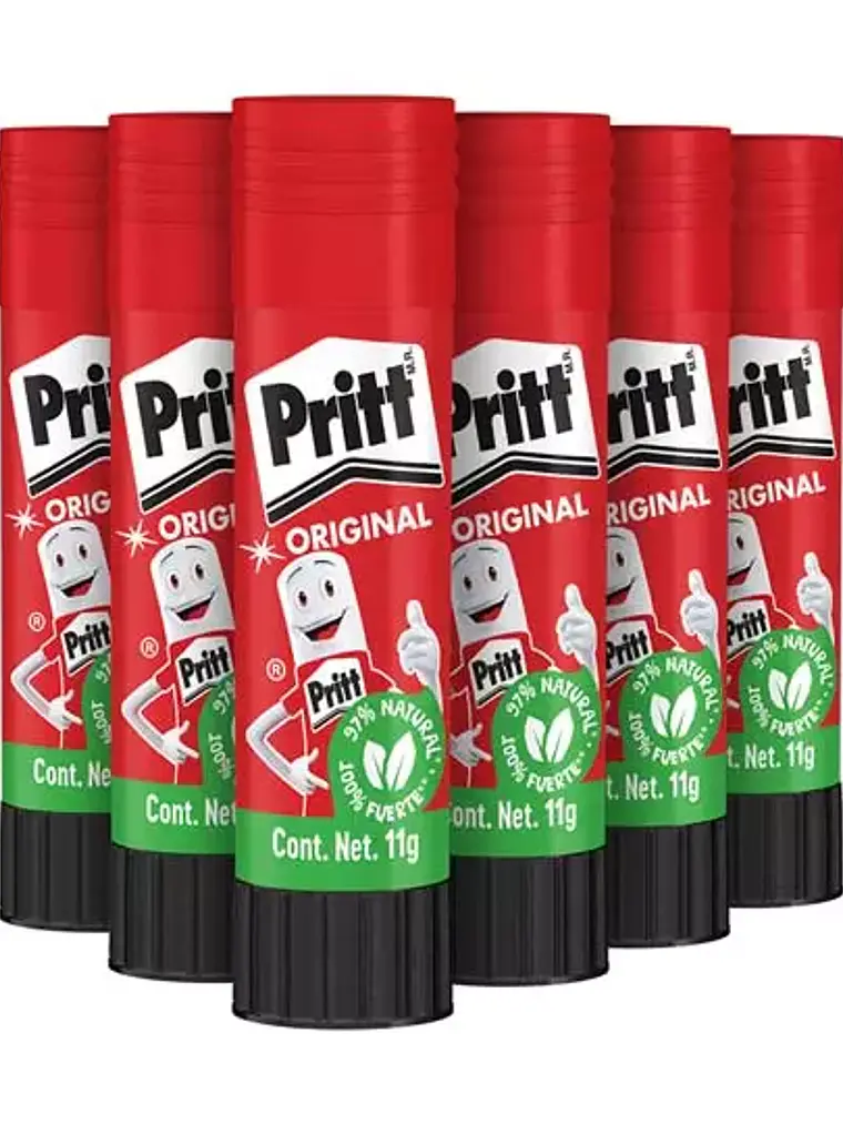 Lápiz adhesivo Pritt en barra de 11 grs 1