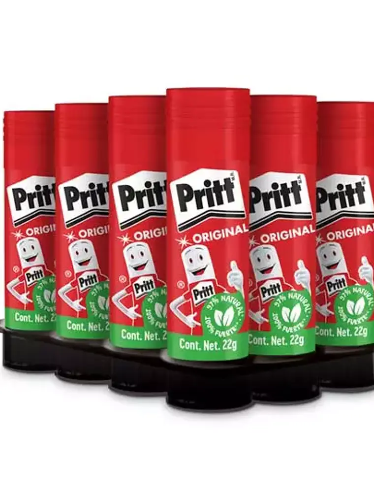 Lápiz adhesivo Pritt en barra de 22 grs 1