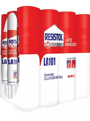 Lápiz adhesivo Resistol en barra de 10 g