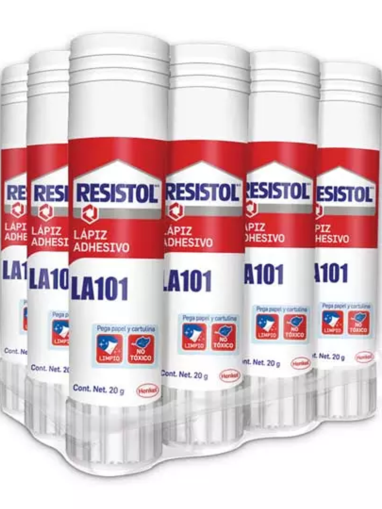 Lápiz adhesivo Resistol en barra de 20 g 1