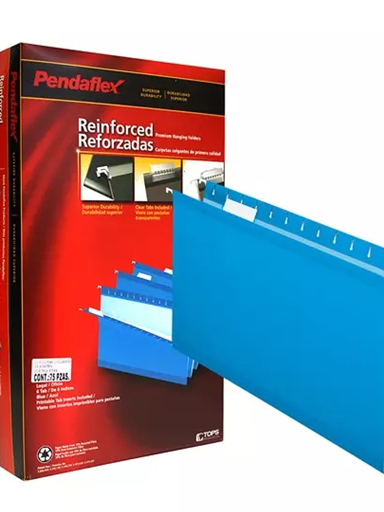 Folder colgante Pendaflex oficio color a 1