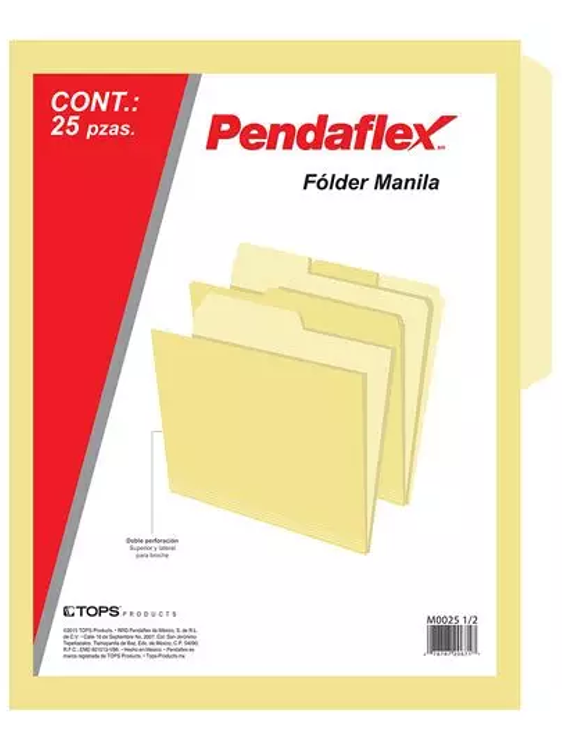 Folder manila Pendaflex carta color crem 1