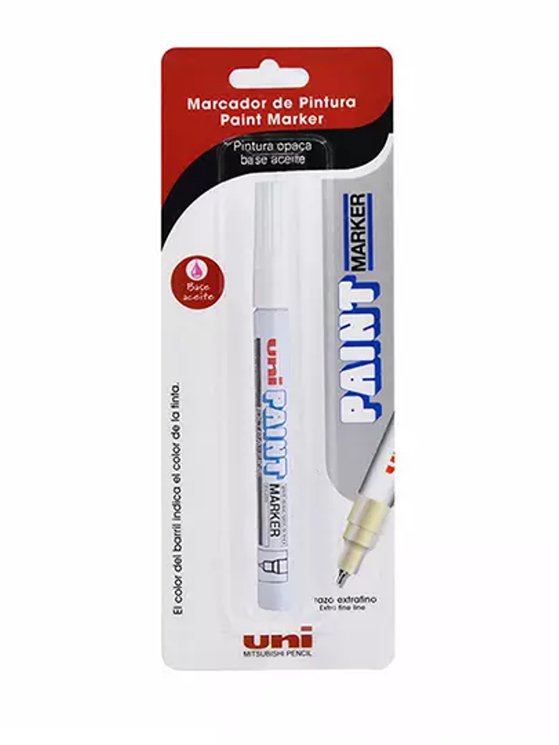 Marcador permanente UniPaint punto extra 1