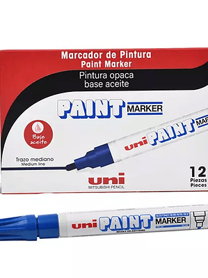 Marcador permanente UniPaint punta bala