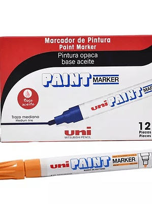 Marcador permanente UniPaint punta bala