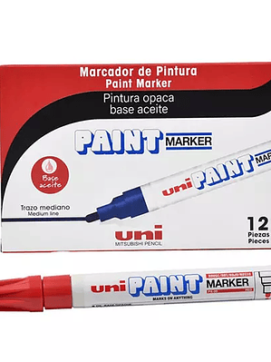 Marcador permanente UniPaint punta bala