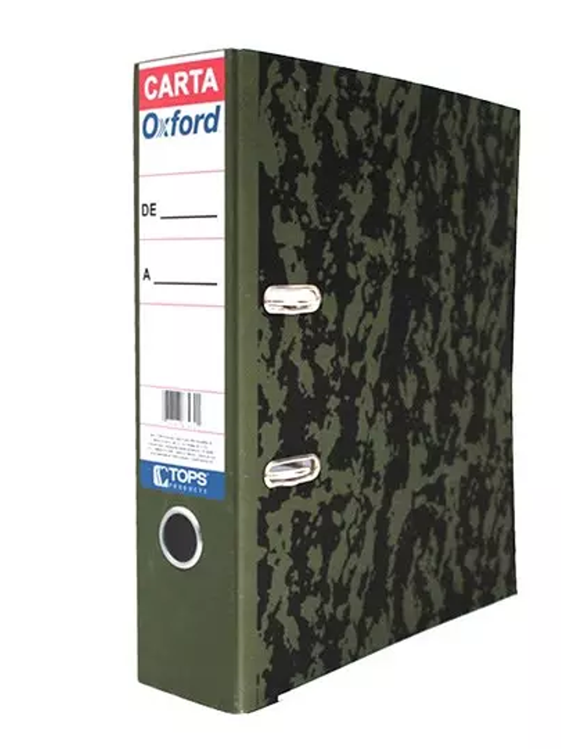 Registrador Oxford carta color verde clá 1