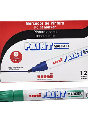 Marcador permanente UniPaint punta bala