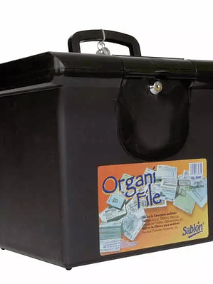 Archivero portátil Sablón carta color ne