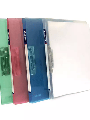 Carpeta con palanca Oxford carta colores