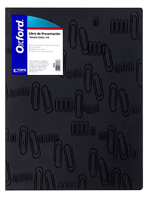 Libro de presentación Oxford carta con 2