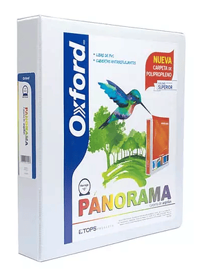 Carpeta panorámica Oxford carta blanca h
