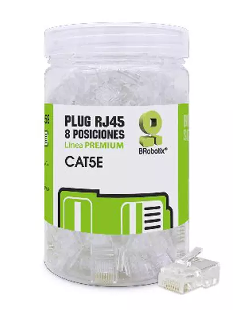 Plug Brobotix RJ45 CAT 5e UTP bote 100 p 1