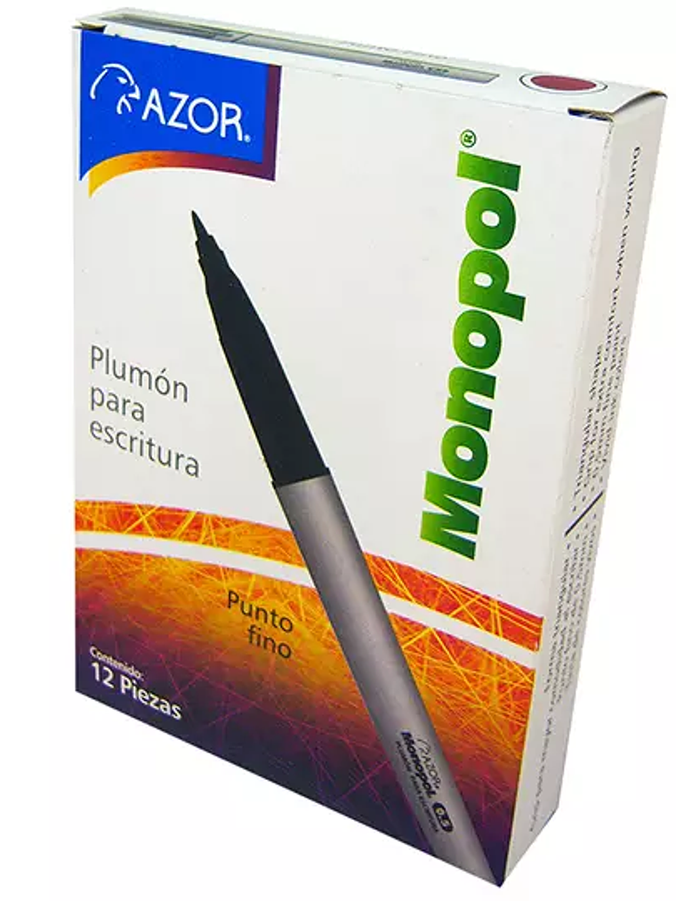 Plumón ultra fino Monopol 0.5 mm color r 1