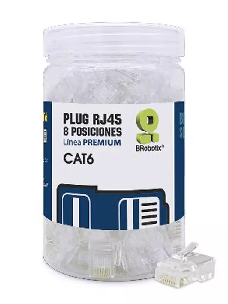 Plug Brobotix RJ45 CAT 6 UTP bote 100 pi 1