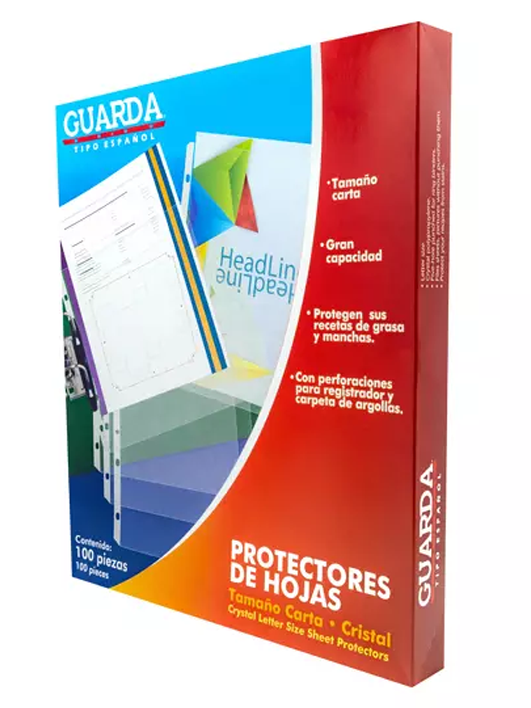Protector de hojas cristalino Guarda 330 1