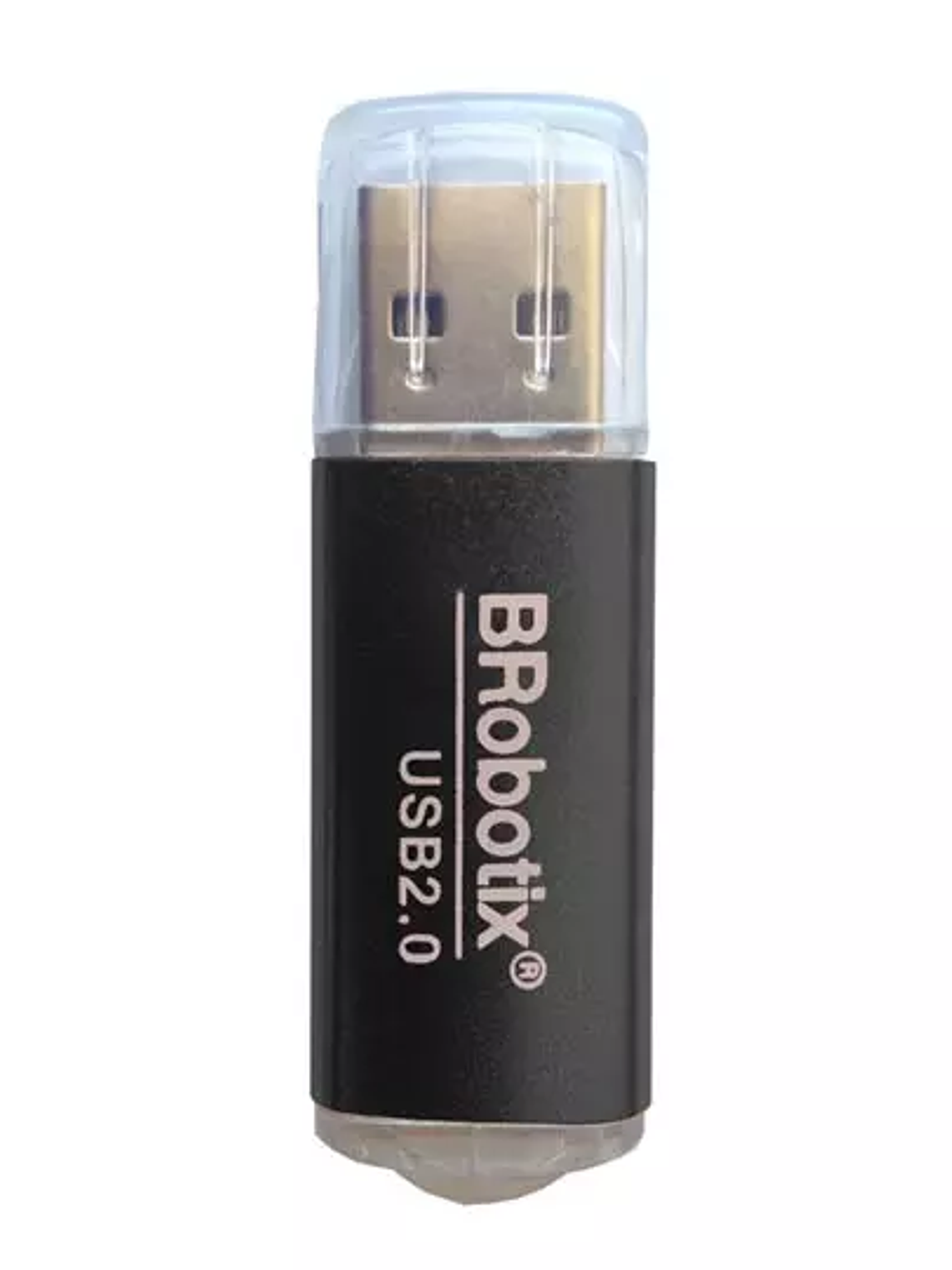 Lector USB Brobotix micro sd negro metal 1