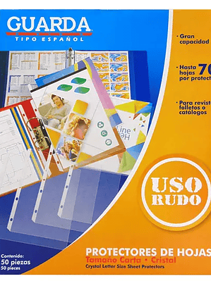 Protector de hojas cristalino Guarda 339