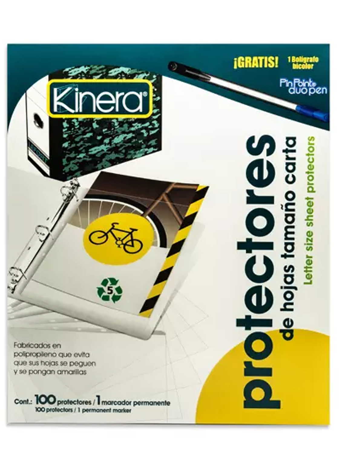 Protector de hojas traslucidos Kinera 36 1