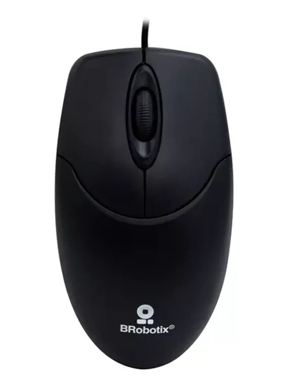 Mouse USB Brobotix alambrico negro k1 1