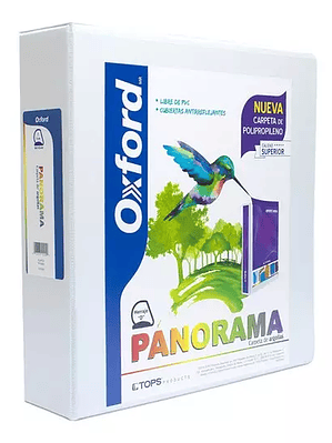 Carpeta panorámica Oxford carta blanca h