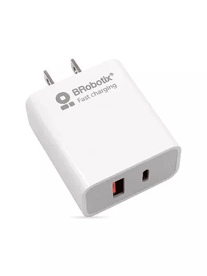 Cargador dual Brobotix tipo c