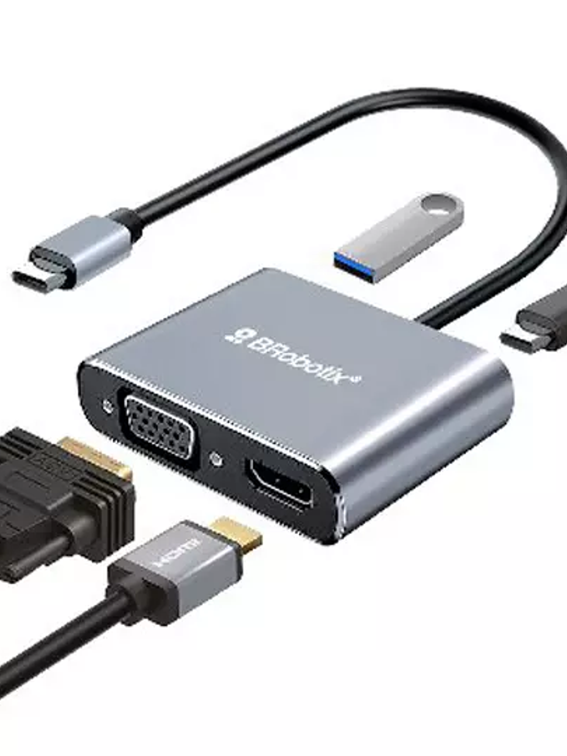 Docking Brobotix Hub 4 en 1 HDMI svga B 1