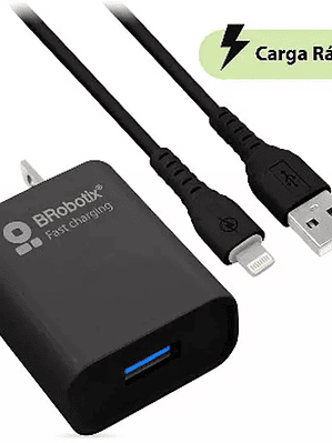 Cargador USB Brobotix combo y cable ligh