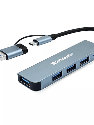 DOCKING HUB USB 4 EN 1 BROBOTIX CONTECTO