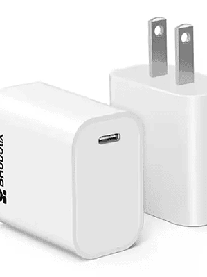 Cargador 20W Brobotix carga rápida USB C