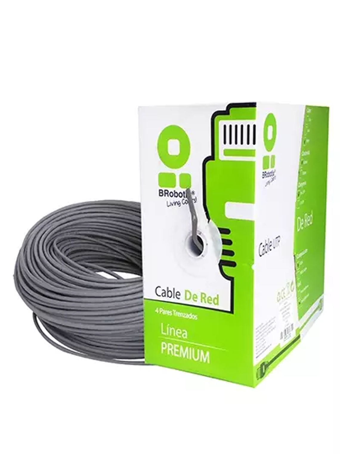 Bobina CAT 6 Brobotix CCA UTP 100m so a 1