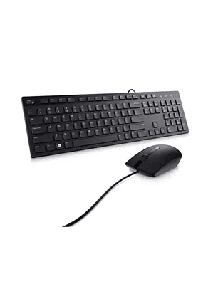 Kit Teclado y Mouse Dell KM300C,  Alámbr