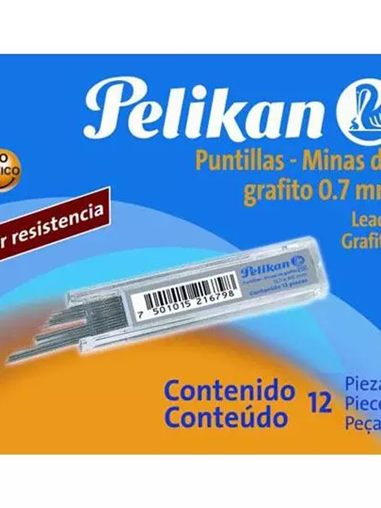 PUNTILLAS DE GRAFITO DE 0.7 MM. 1