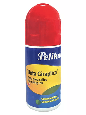 Tinta para sellos Giraplica color rojo R
