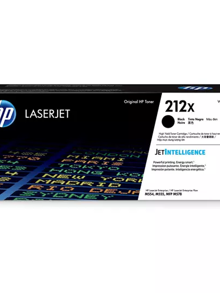 Cartucho de toner negro HP 212x 1