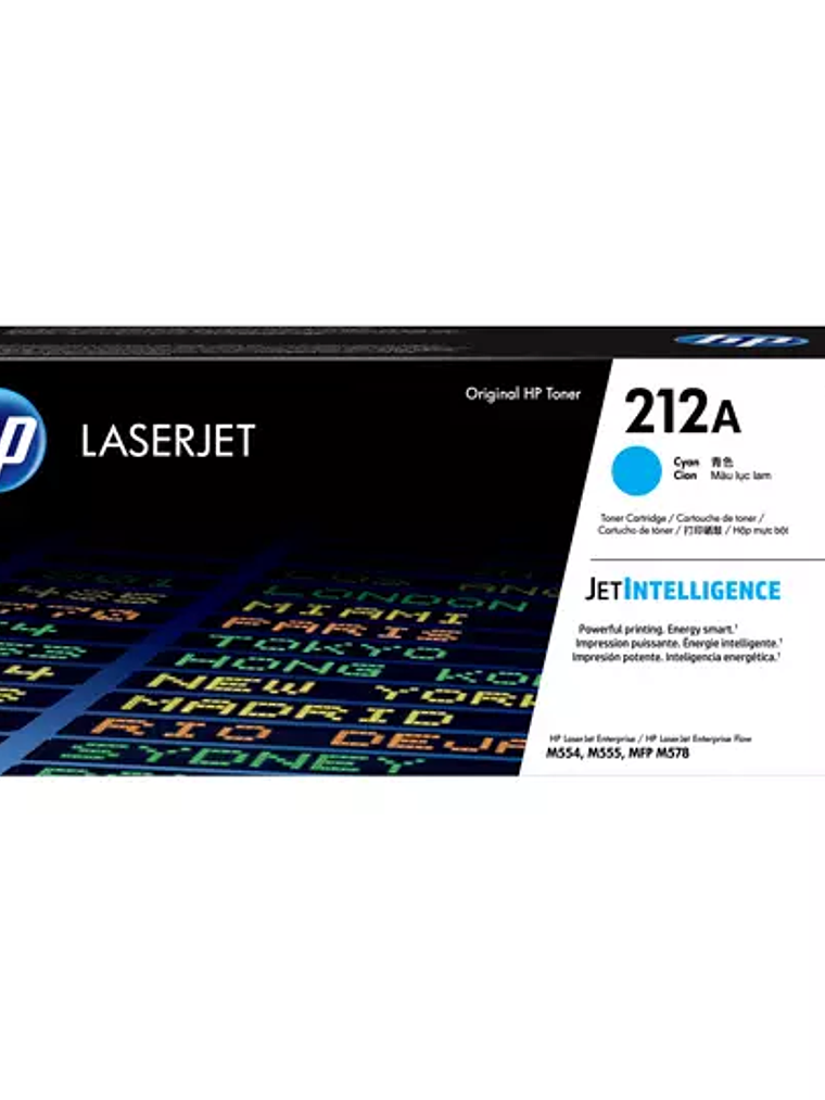HP laserjet 212a toner cian 1