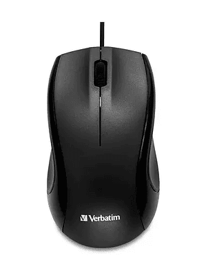 Mouse Verbatim alámbrico óptico USB