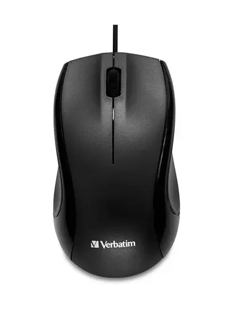 Mouse Verbatim alámbrico óptico USB 1