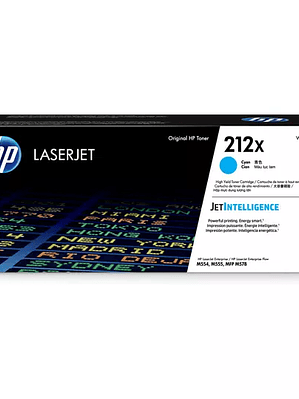 Cartucho de toner cian HP 212x