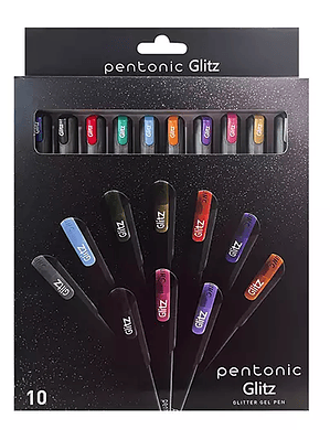 Bolígrafo de gel mediano Pentonic Glitte