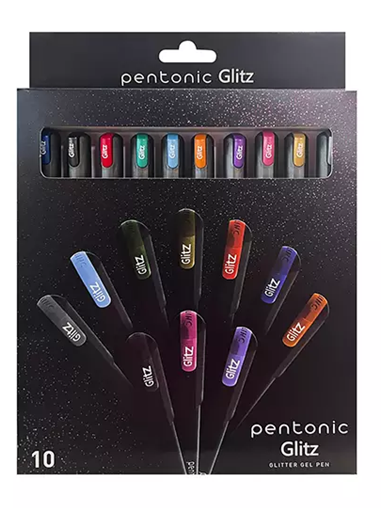 Bolígrafo de gel mediano Pentonic Glitte 1