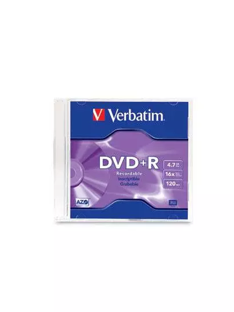 Disco Verbatim DVD+R 4.7GB 16x individua 1