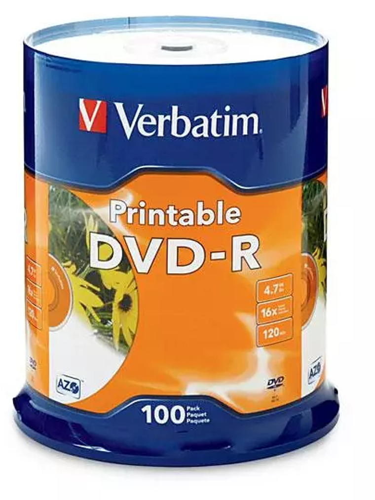 Disco Verbatim DVD-R 4.7GB 16x white 1