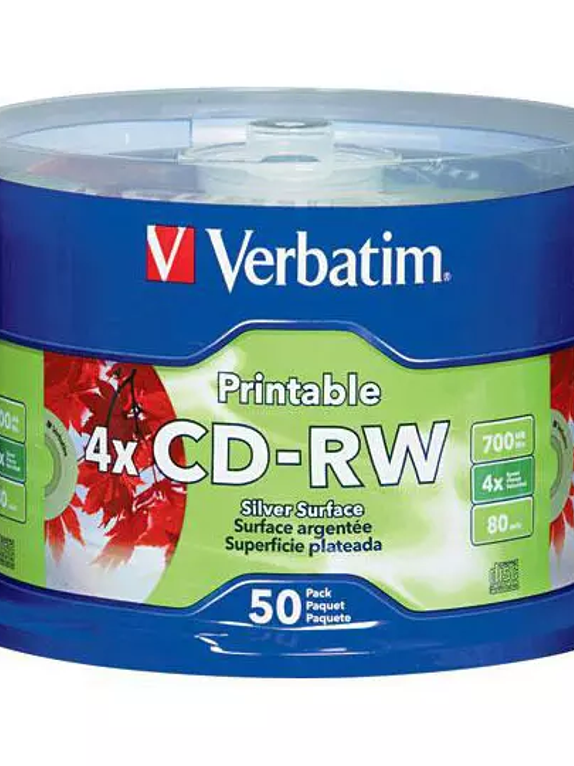 Disco Verbatim CD-RW 4x 700MB 80min, 1 t 1
