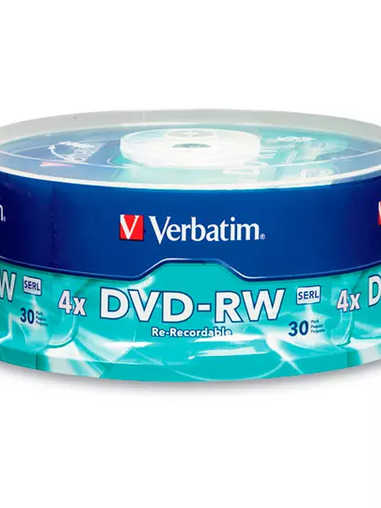 Disco Verbatim DVD-RW 4.7 GB 4x con 30 p 1