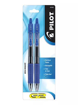 Bolígrafo fino retráctil G2-7 Pilot tint