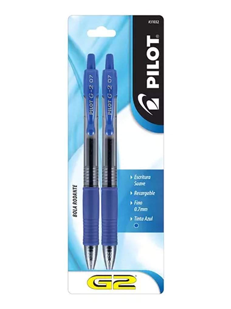 Bolígrafo fino retráctil G2-7 Pilot tint 1
