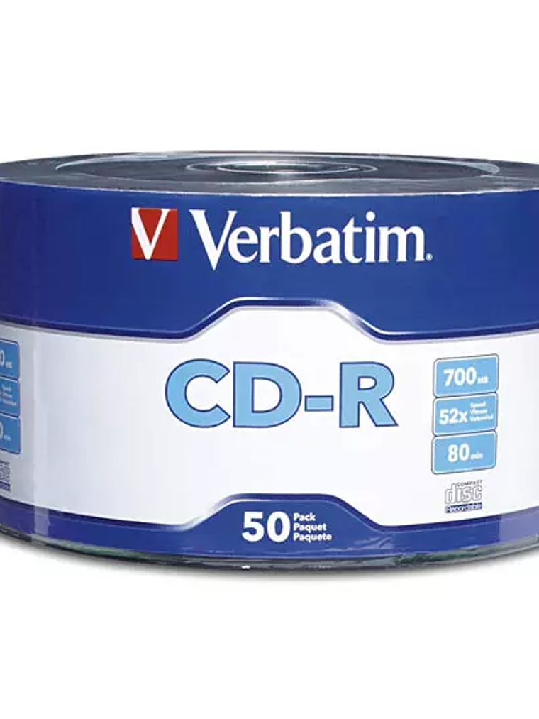 Disco Verbatim CD-R 80min 700MB 52x torr 1
